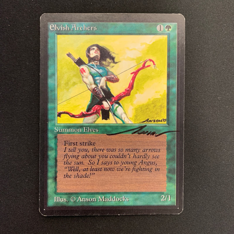 Magic the Gathering Elvish Archers - Beta 