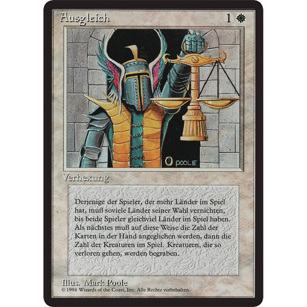 MTG Singles - Balance - Foreign Black Bordered - German - Regular