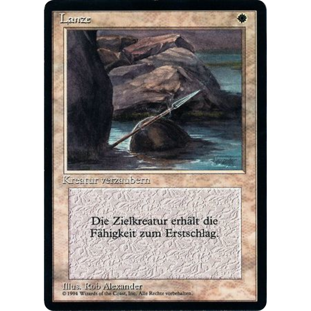 MTG Singles - Lance - Foreign Black Bordered - German - Regular