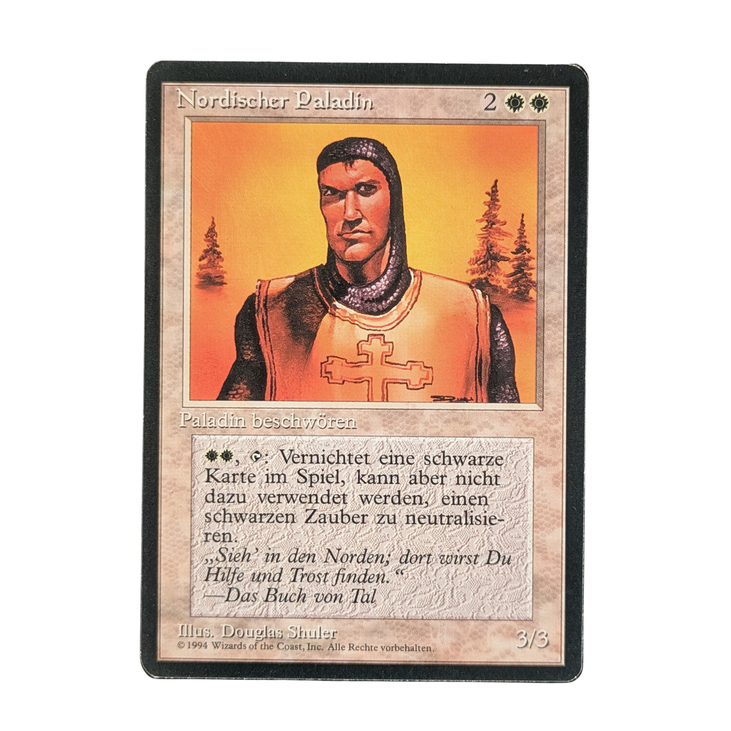 MTG Singles - Northern Paladin - Foreign Black Bordered - German - 