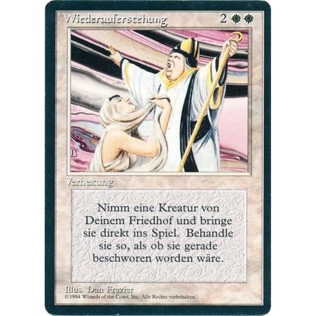 MTG Singles - Resurrection - Foreign Black Bordered - German - Regular