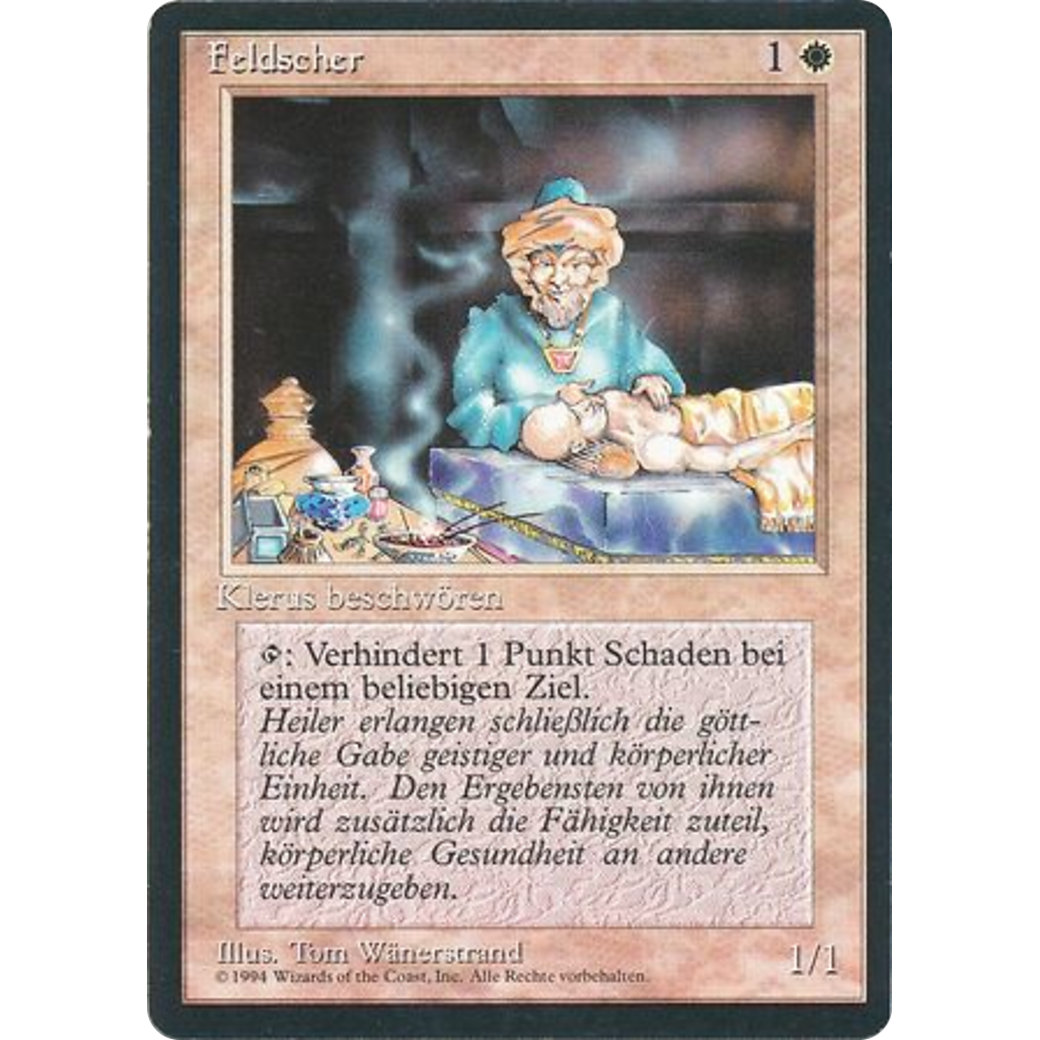 MTG Singles - Samite Healer - Foreign Black Bordered - German - Regular