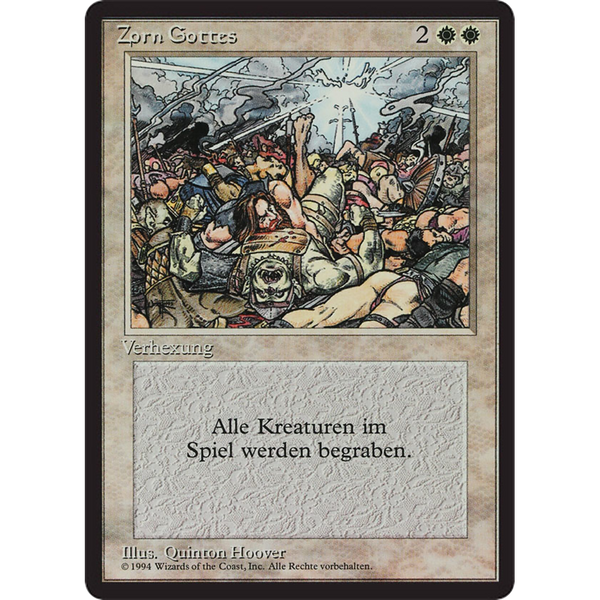 mtg wrath cards Wrath of God - Foreign Black Bordered