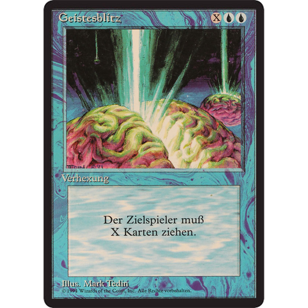 【FBB】MTG Braingeyser イタリア語 Braingeyser - Foreign Black Bordered - German