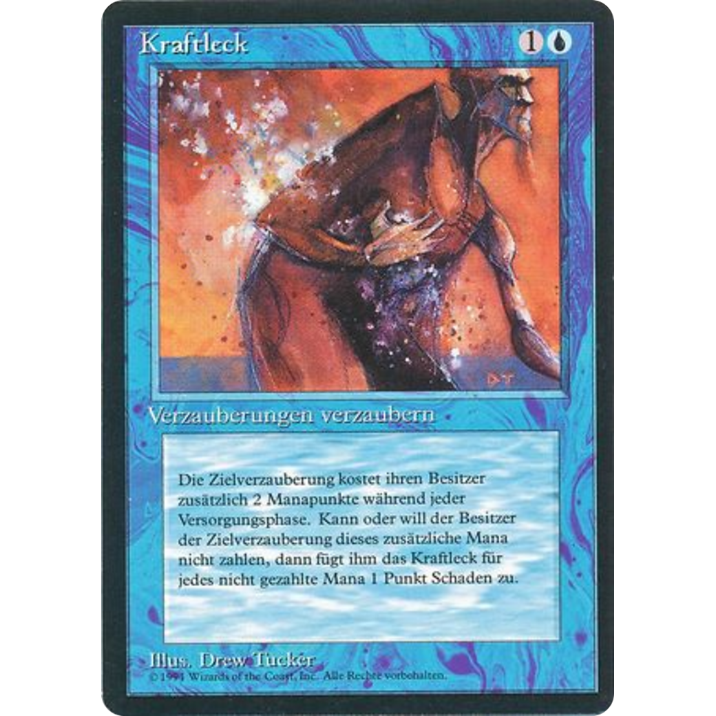 MTG Singles - Power Leak - Foreign Black Bordered - German - Regular