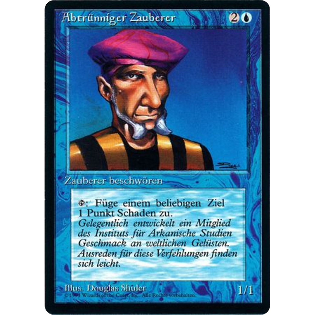 MTG Singles - Prodigal Sorcerer - Foreign Black Bordered - German - Regular