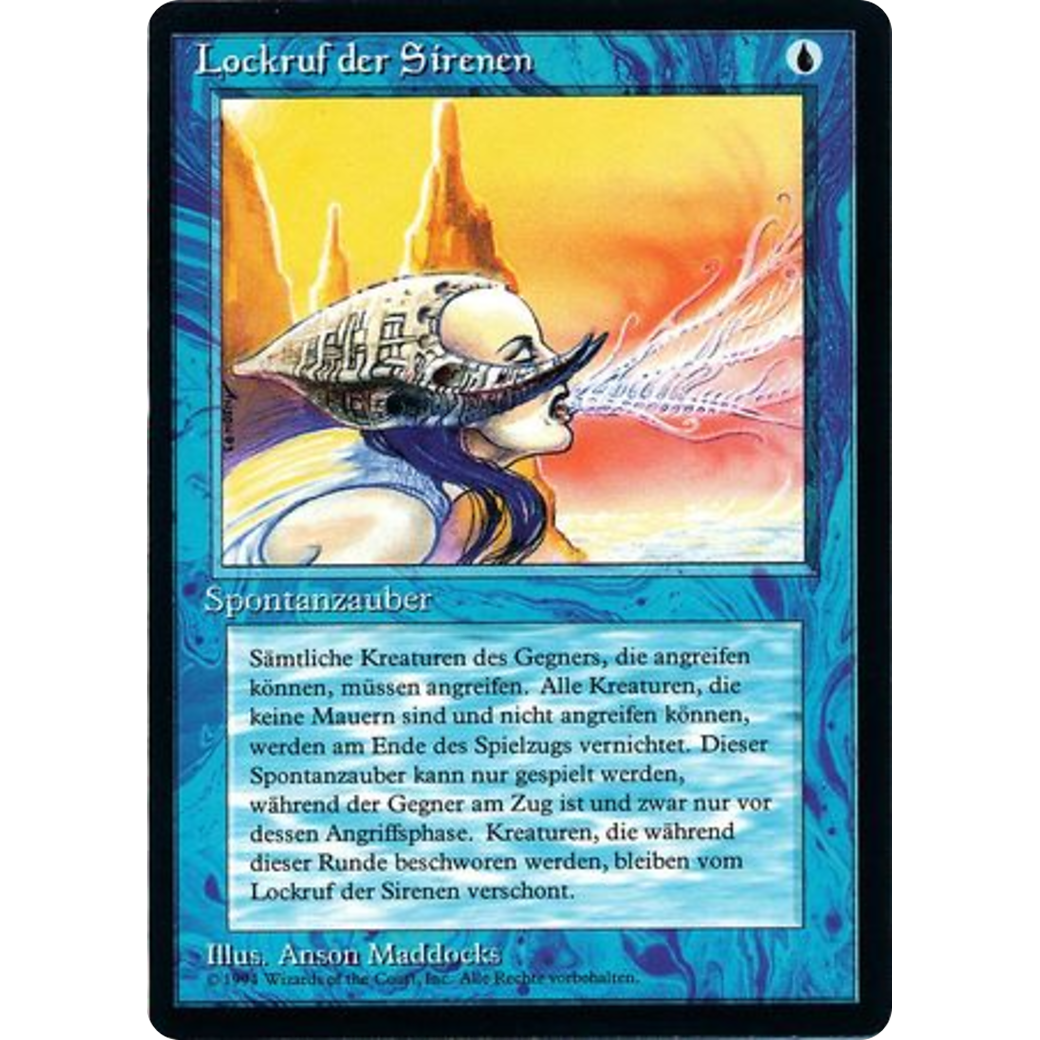 MTG Singles - Siren's Call - Foreign Black Bordered - German - Regular