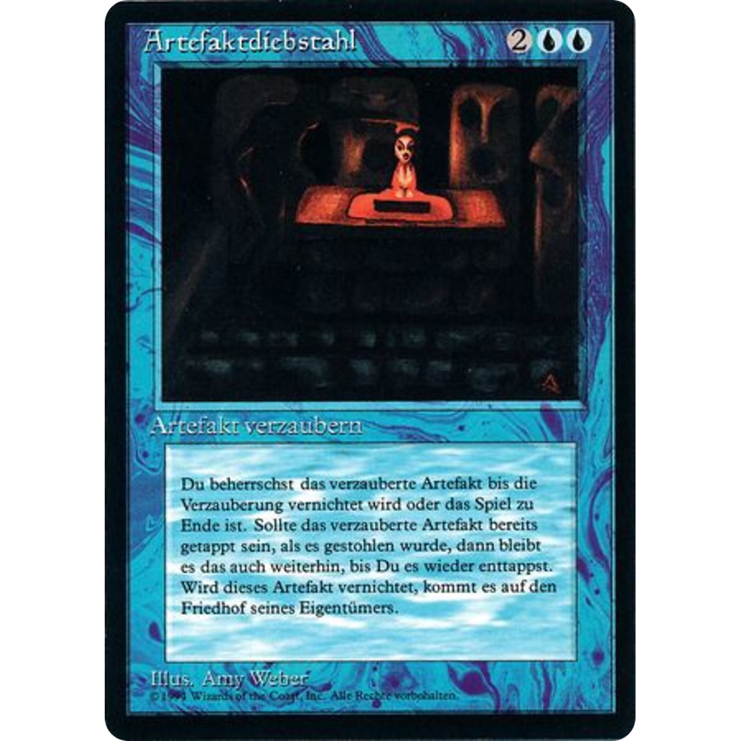 MTG Singles - Steal Artifact - Foreign Black Bordered - German - Regular