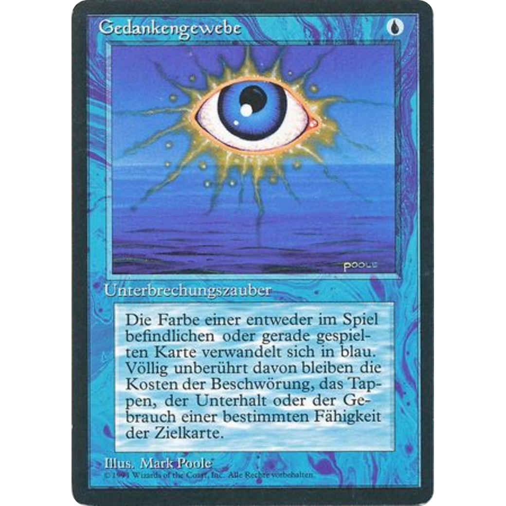 MTG Singles - Thoughtlace - Foreign Black Bordered - German - Regular