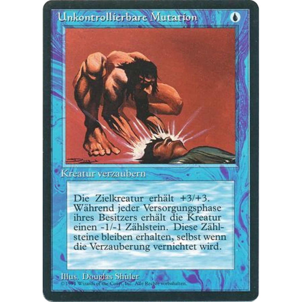 MTG Singles - Unstable Mutation - Foreign Black Bordered - German - Regular
