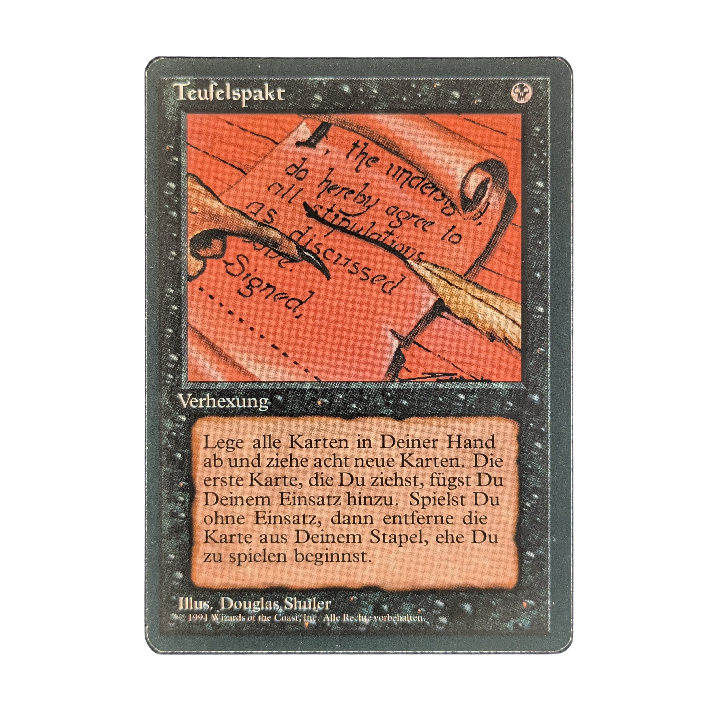 MTG Singles - Contract from Below - Foreign Black Bordered - German - 