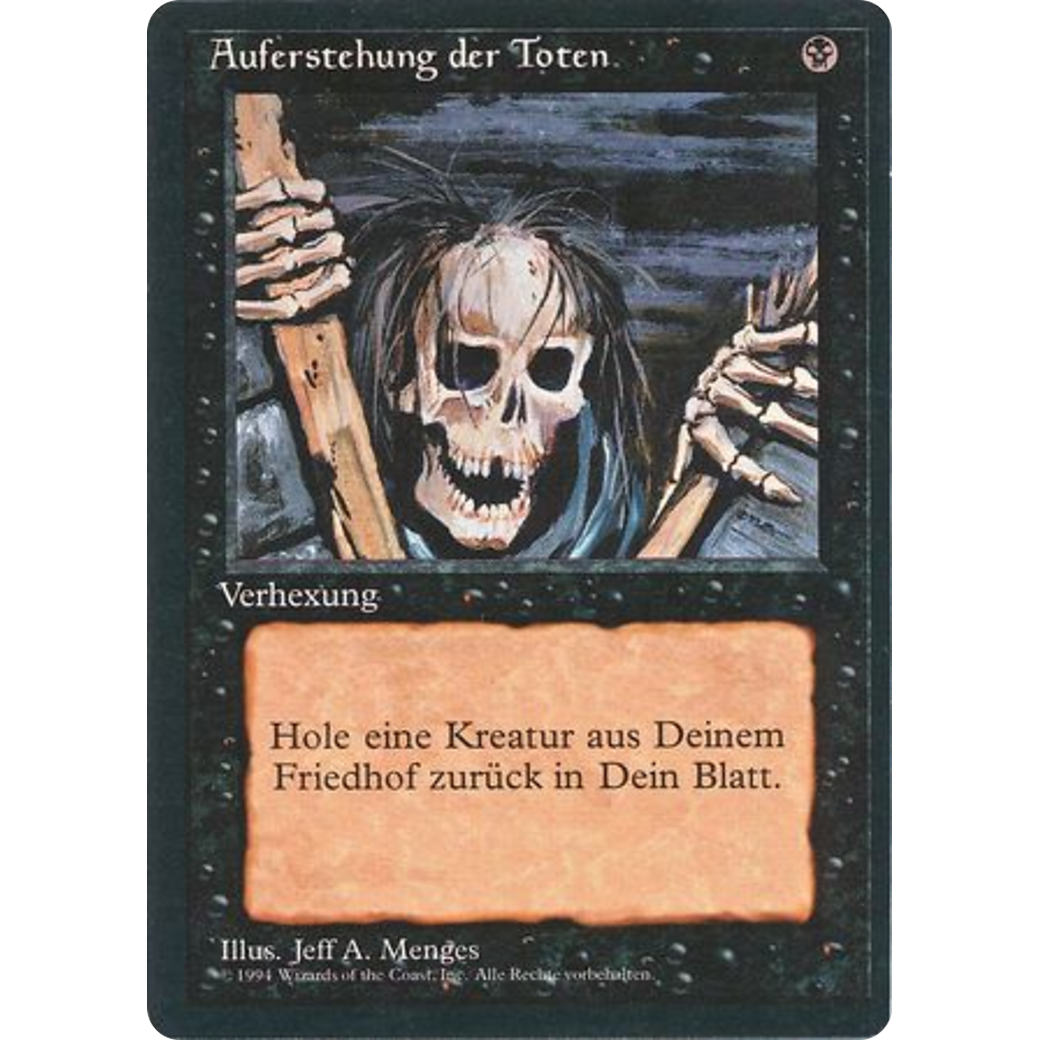 MTG Singles - Raise Dead - Foreign Black Bordered - German - Regular