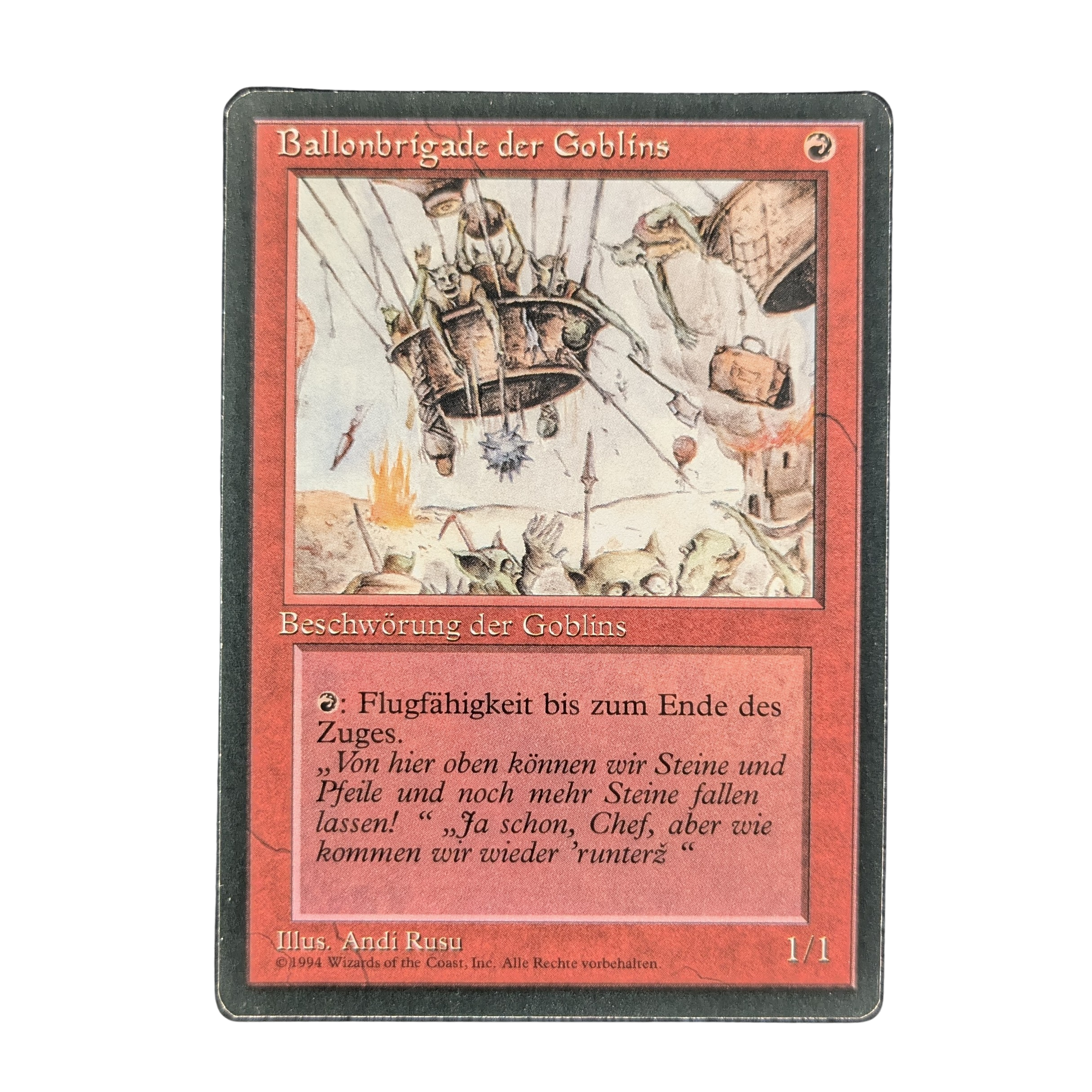 MTG Singles - Goblin Balloon Brigade - Foreign Black Bordered - German - 