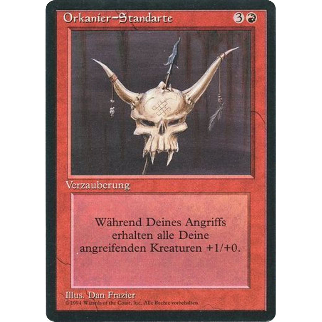 MTG Singles - Orcish Oriflamme - Foreign Black Bordered - German - Regular