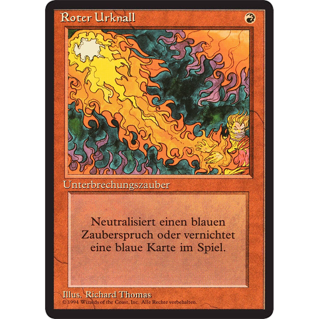MTG Singles - Red Elemental Blast - Foreign Black Bordered - German - Regular