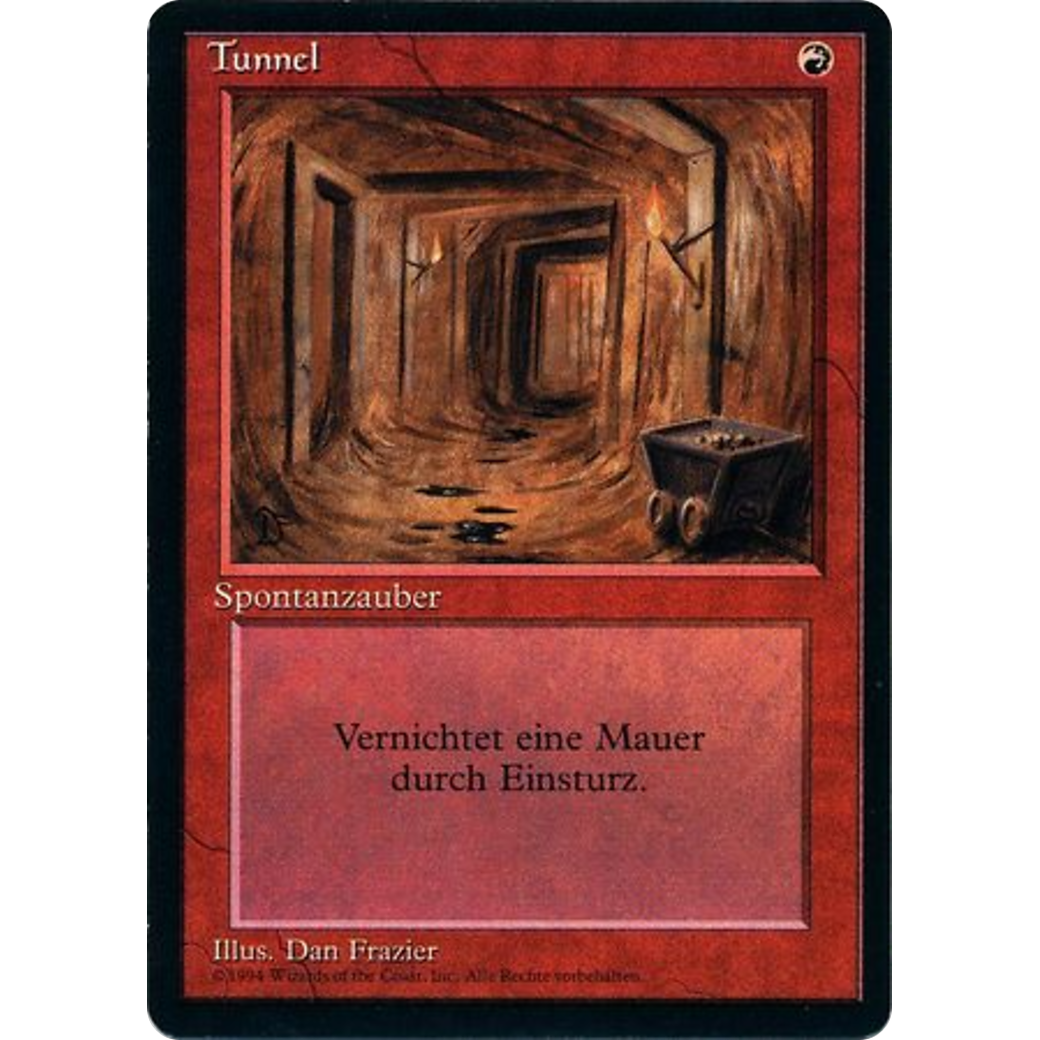MTG Singles - Tunnel - Foreign Black Bordered - German - Regular