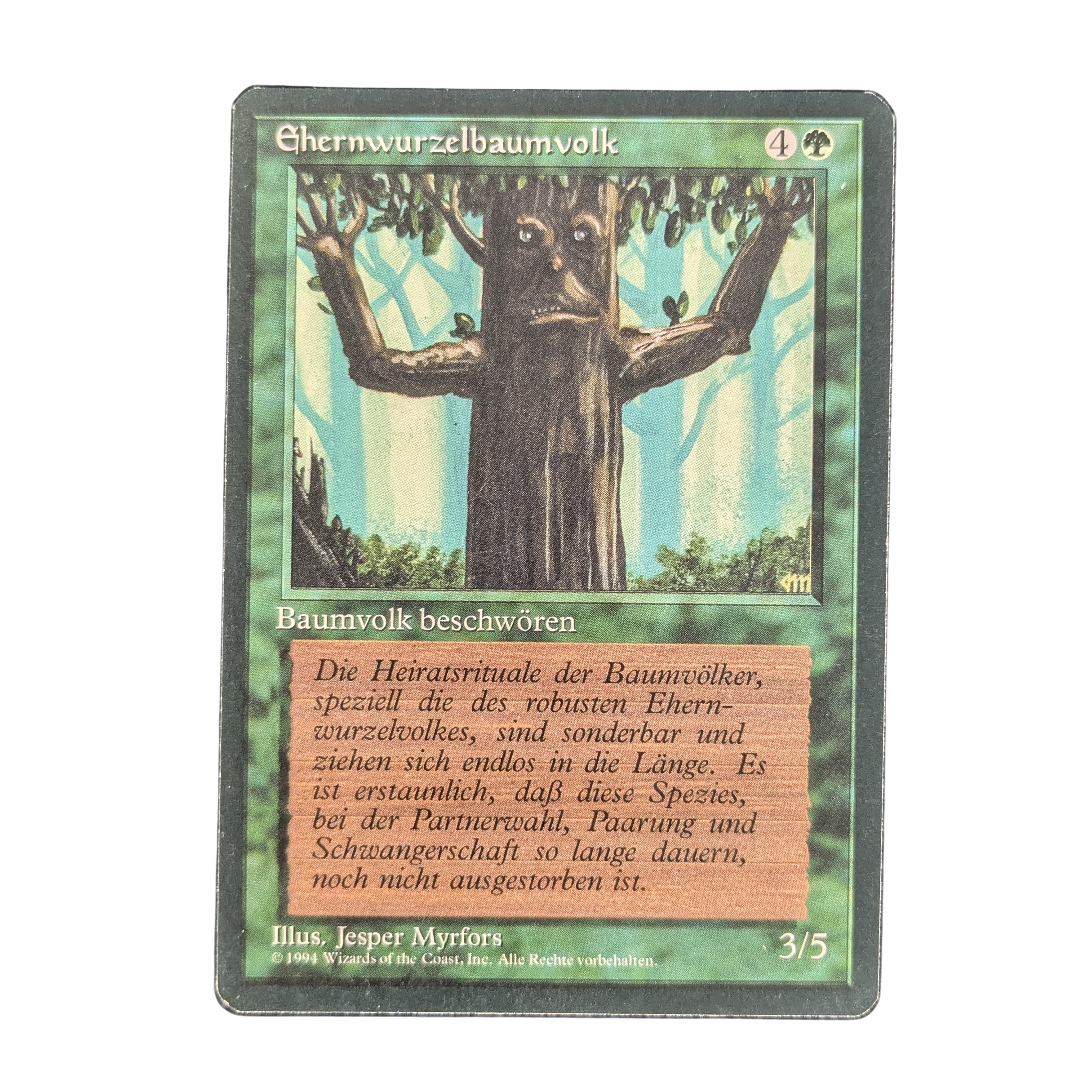 MTG Singles - Ironroot Treefolk - Foreign Black Bordered - German - 