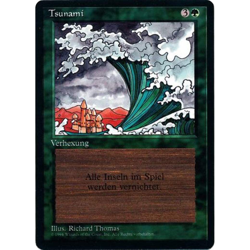 MTG Singles - Tsunami - Foreign Black Bordered - German - Regular