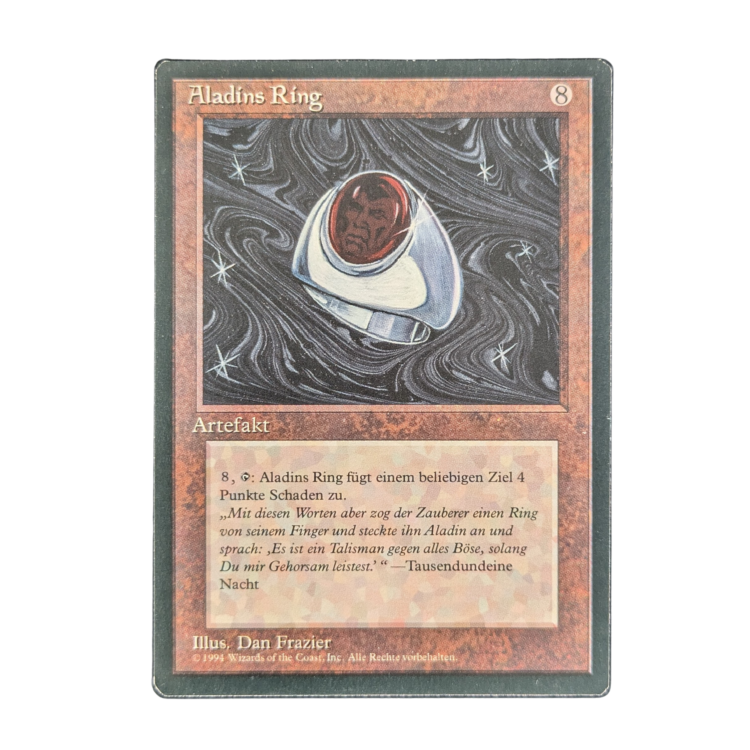 MTG Singles - Aladdin's Ring - Foreign Black Bordered - German - 