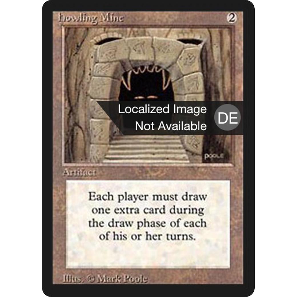 MTG Singles - Howling Mine - Foreign Black Bordered - German - Regular