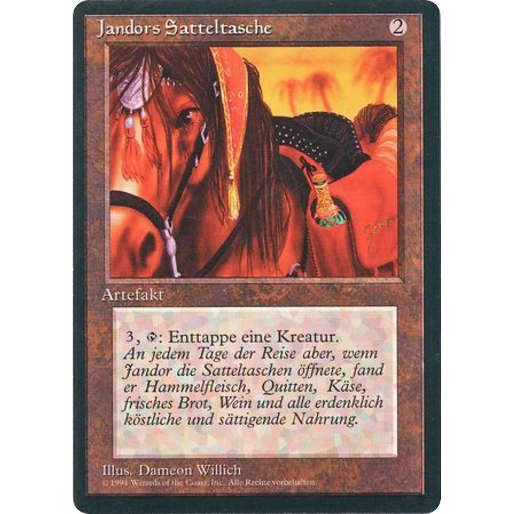 MTG Singles - Jandor's Saddlebags - Foreign Black Bordered - German - Regular