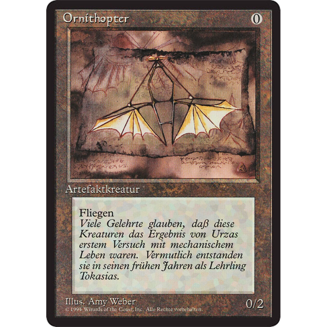 MTG Singles - Ornithopter - Foreign Black Bordered - German - Regular