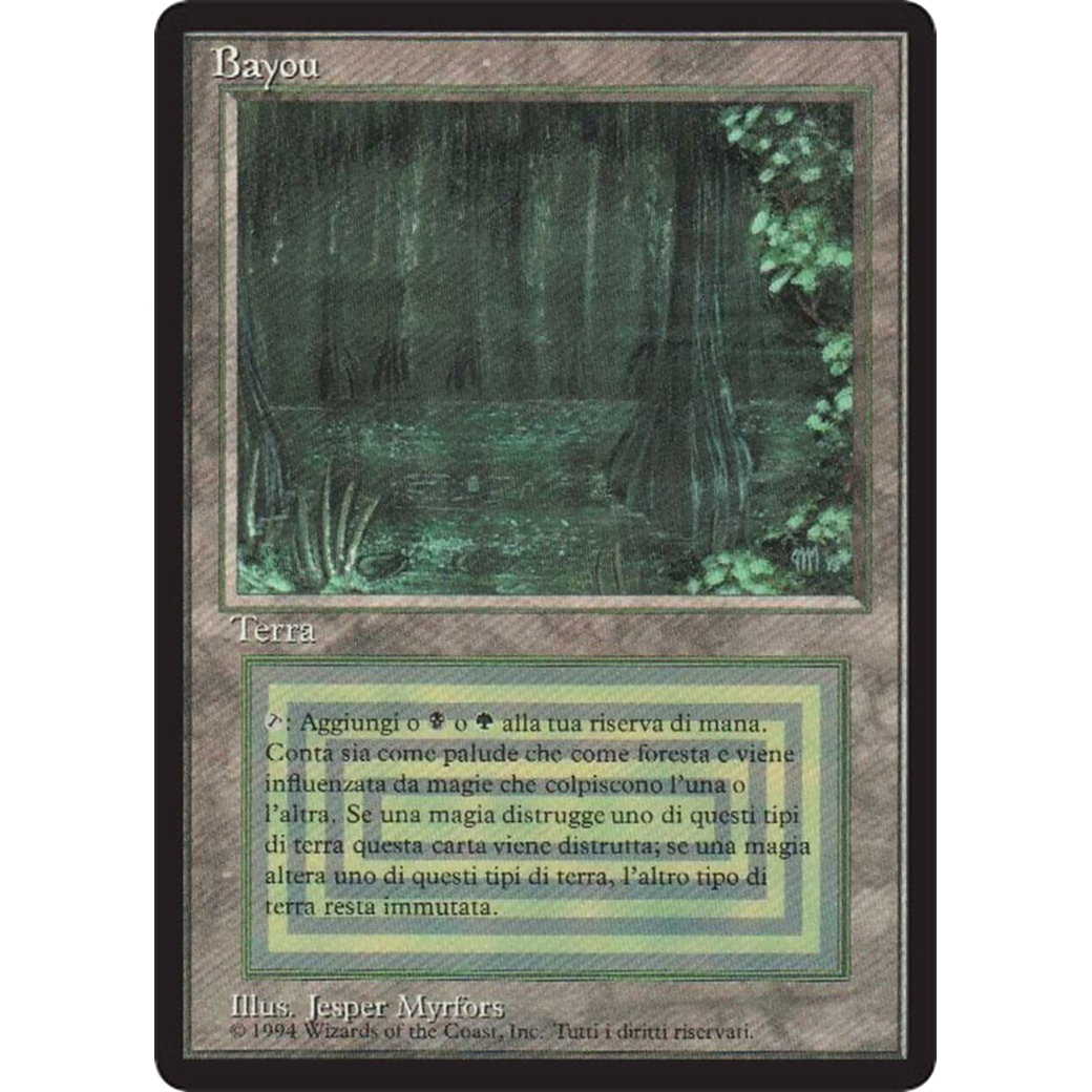 MTG Singles - Bayou - Foreign Black Bordered - 