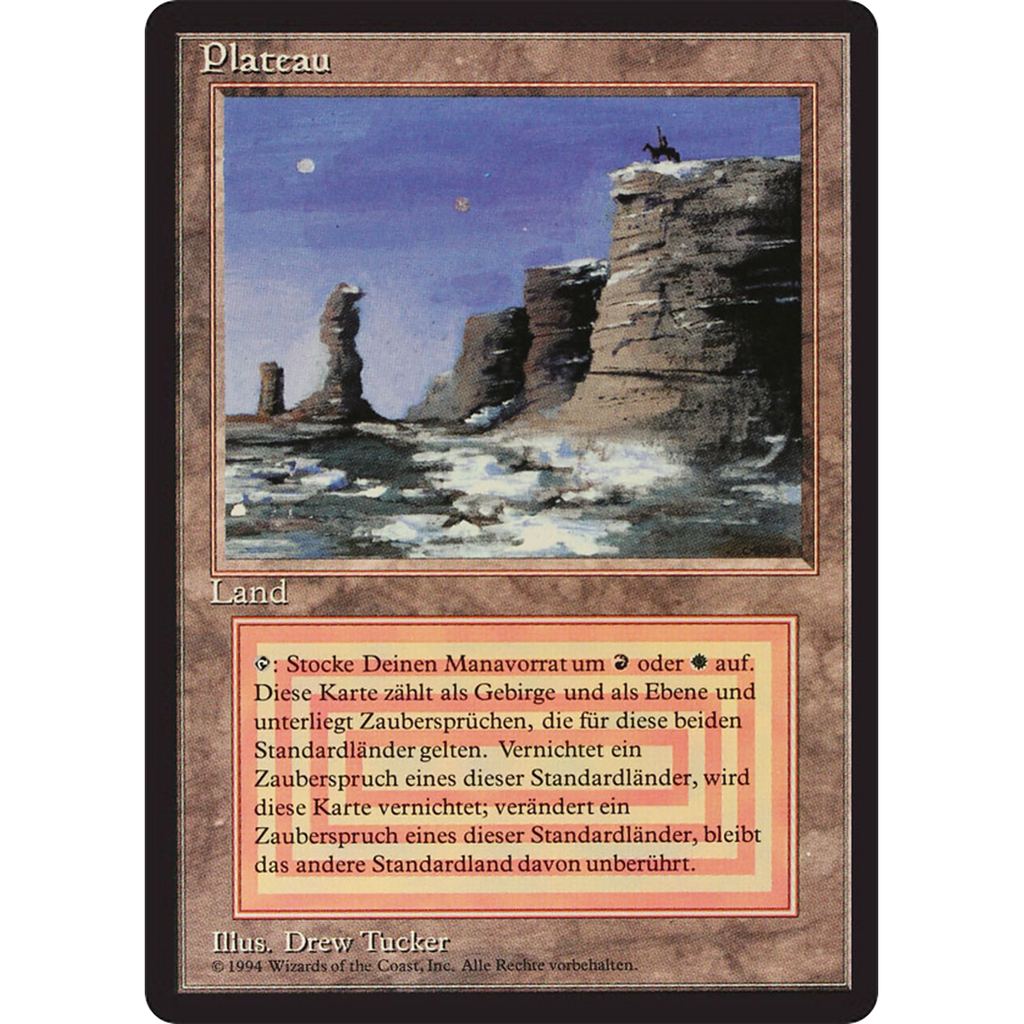 Plateau - Foreign Black Bordered