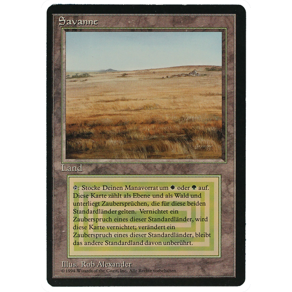MTG Singles - Savannah - Foreign Black Bordered - 