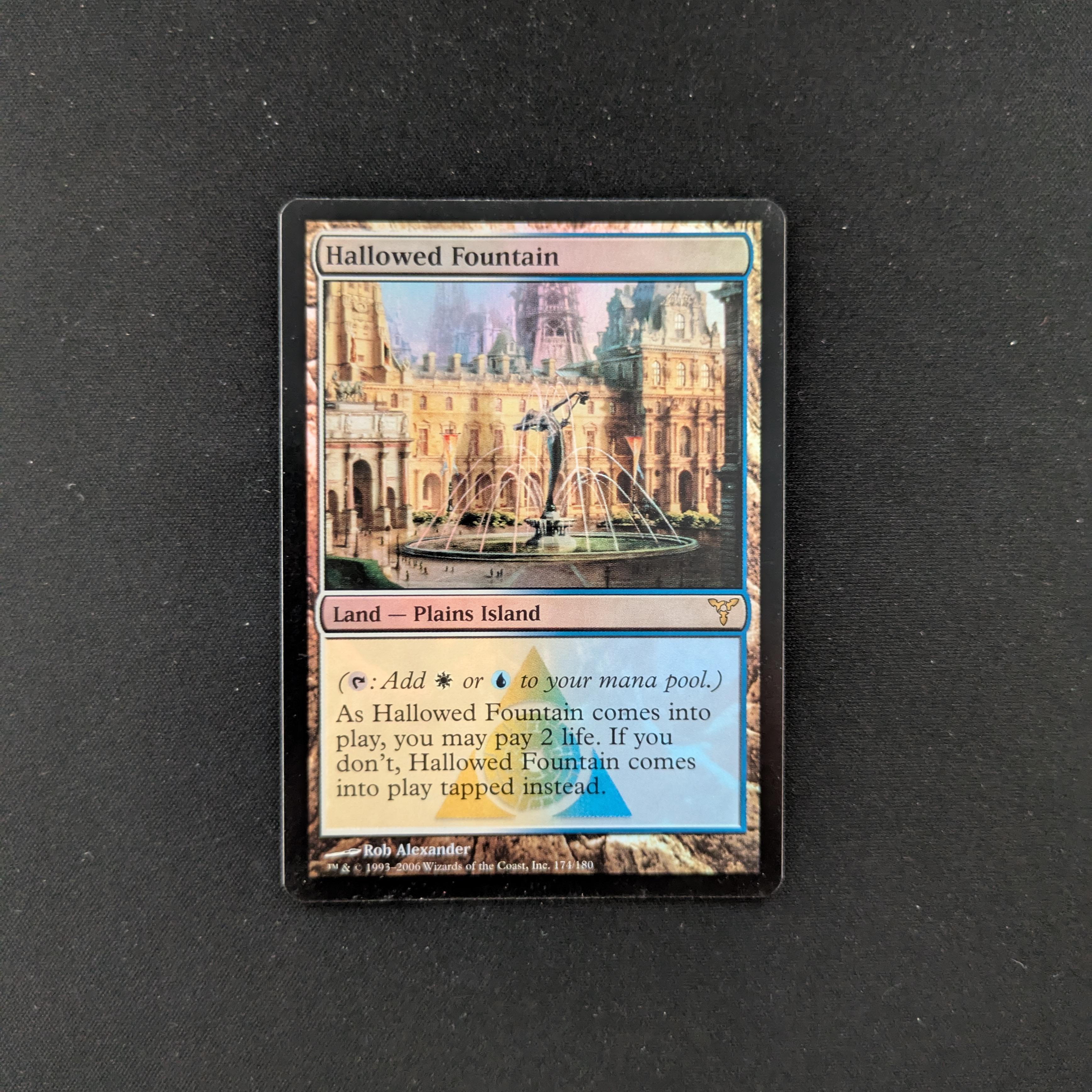 MTG Singles - [FOIL] Hallowed Fountain - Dissension - GD - 