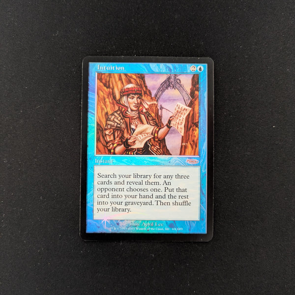 Magic the Gathering [FOIL] Intuition - Judge Rewards Promos - EX 