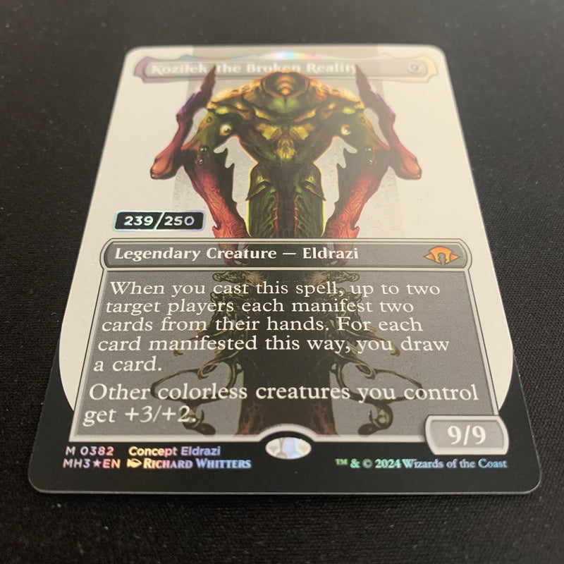 Magic the Gathering [FOIL] Kozilek, the Broken Reality (Serialized) - Modern Horizons 3 - NM, 239/250 