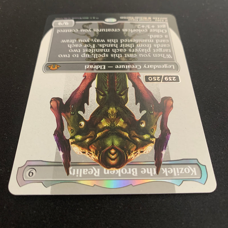 Magic the Gathering [FOIL] Kozilek, the Broken Reality (Serialized) - Modern Horizons 3 - NM, 239/250 