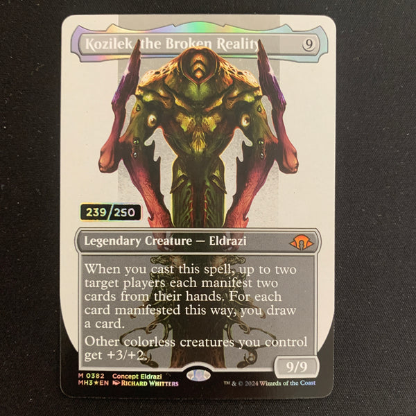 Magic the Gathering [FOIL] Kozilek, the Broken Reality (Serialized) - Modern Horizons 3 - NM, 239/250 