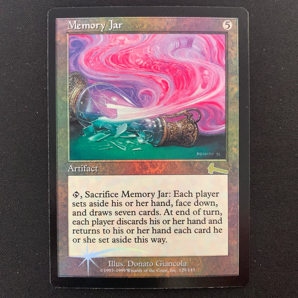 Magic the Gathering [FOIL] Memory Jar - Urza's Legacy - EX 