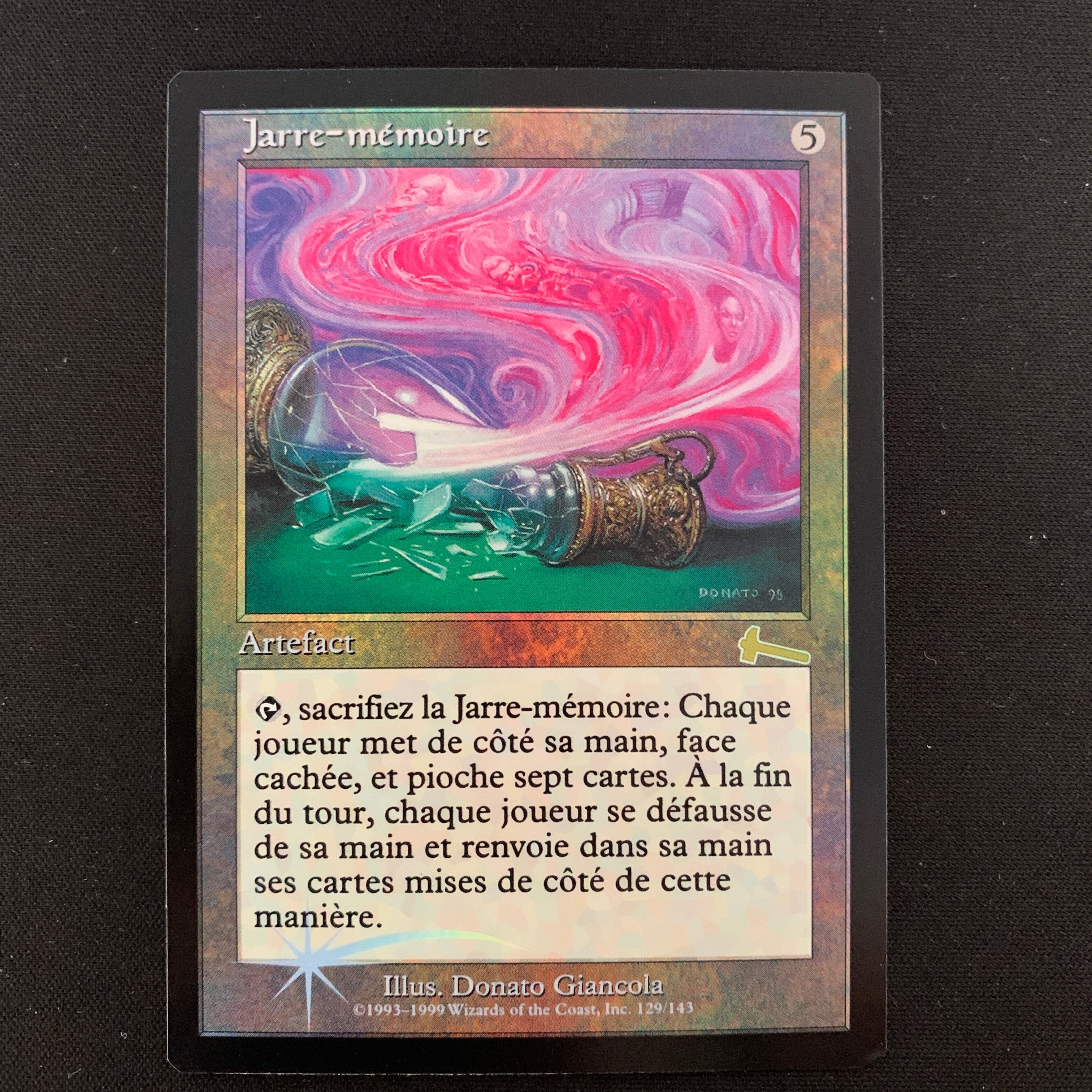 MTG Singles - [FOIL] Memory Jar - Urza's Legacy - EX - 