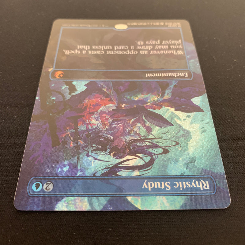 Magic the Gathering [FOIL] Rhystic Study (Confetti Foil) - Enchanting Tales - NM 