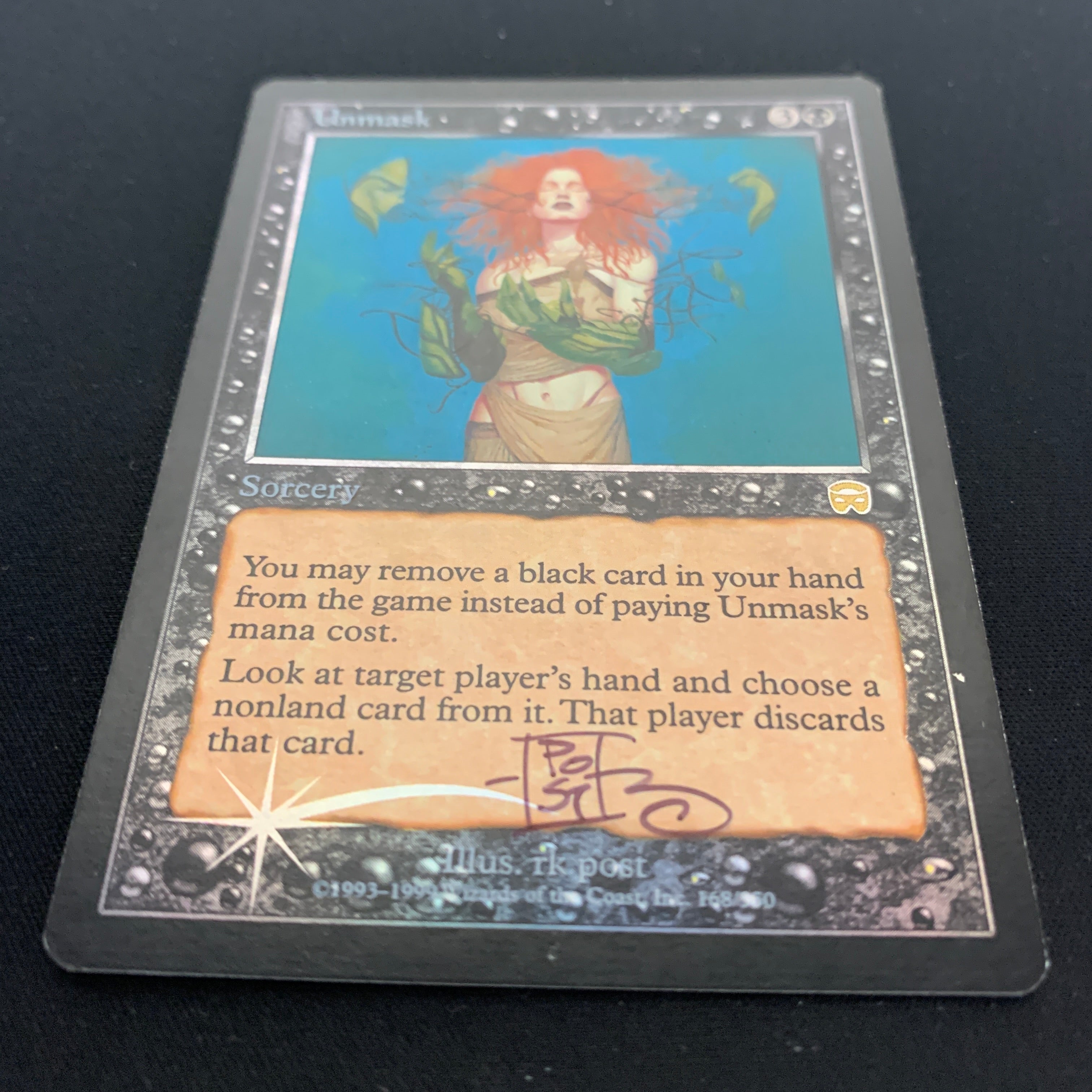 MTG Singles - [FOIL] Unmask - Mercadian Masques - GD, SIGNED - 