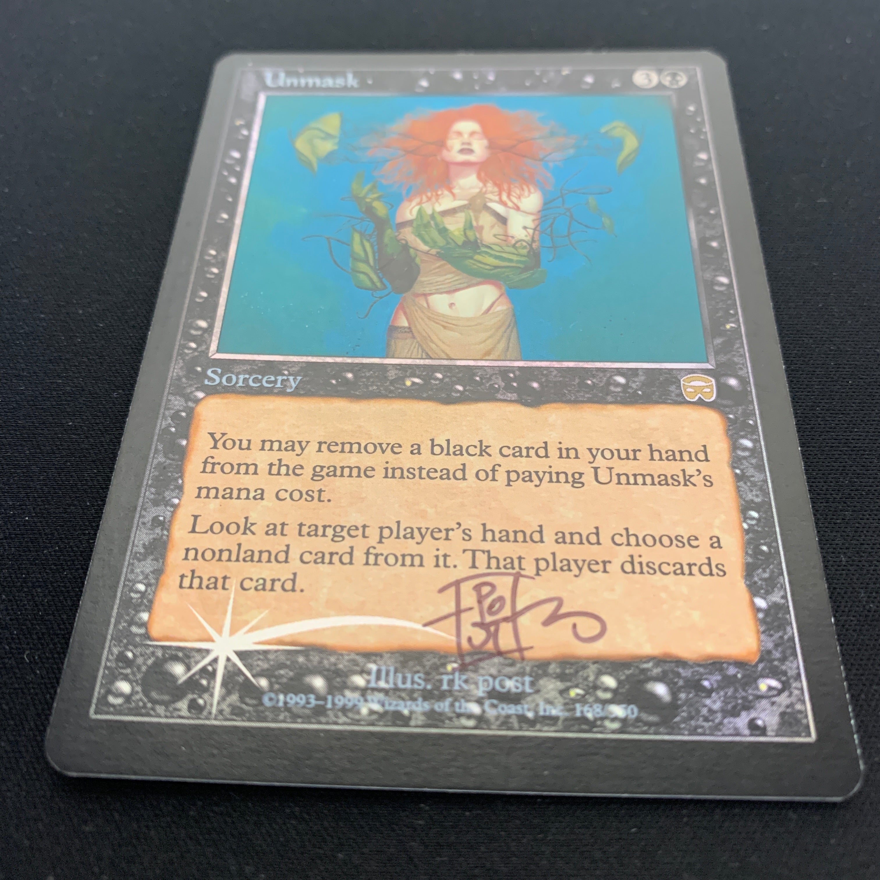 MTG Singles - [FOIL] Unmask - Mercadian Masques - GD, SIGNED - 