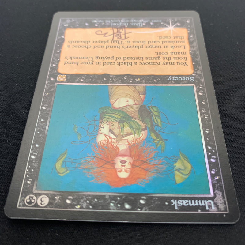 [FOIL] Unmask - Mercadian Masques - GD, SIGNED