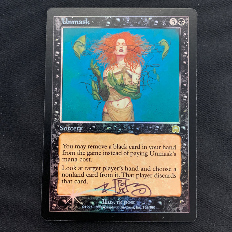 [FOIL] Unmask - Mercadian Masques - NM, SIGNED