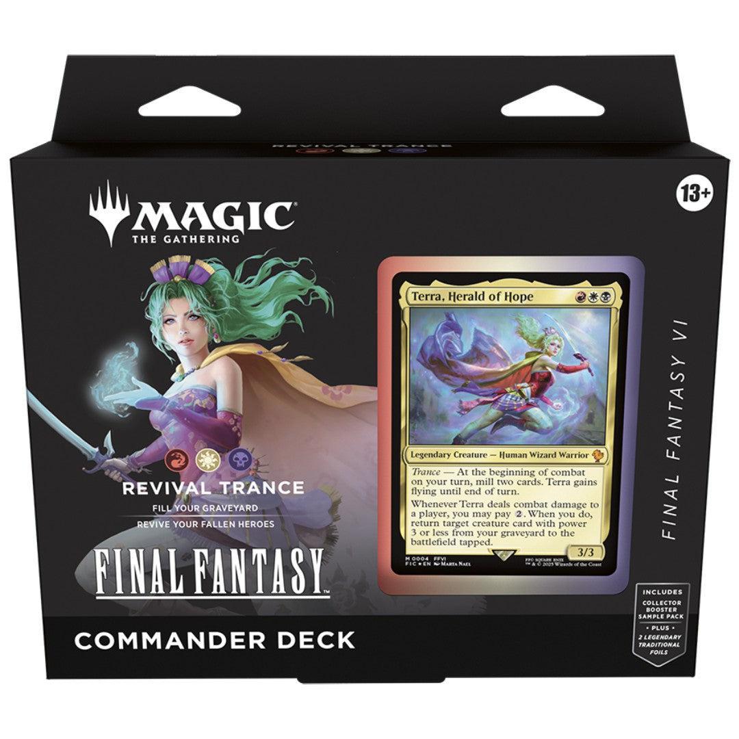 MTG Sealed Product - Final Fantasy Commander Deck Revival Trance - English