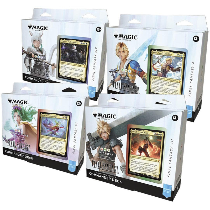 MTG Sealed Product - Final Fantasy Commander Deck Set Collectors Edition - English