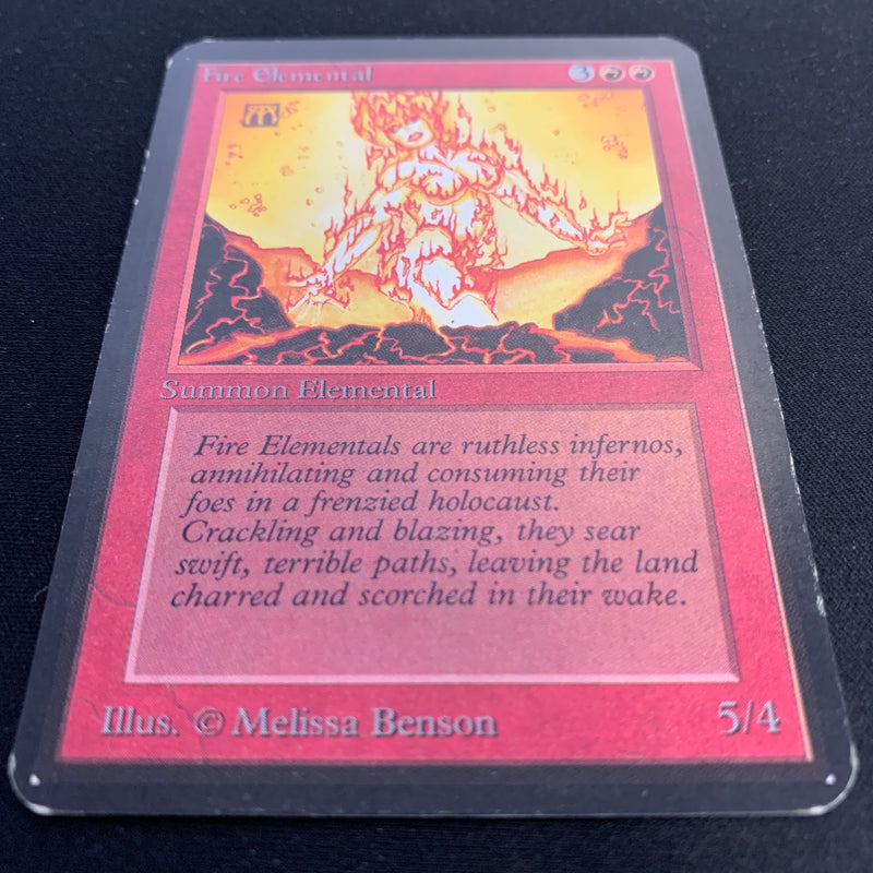 Magic the Gathering Fire Elemental - Alpha 