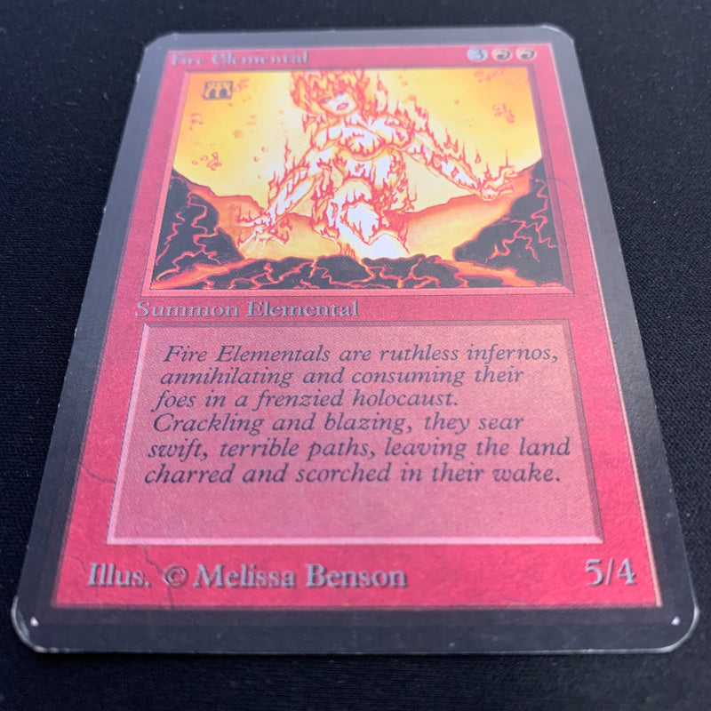 Magic the Gathering Fire Elemental - Alpha 