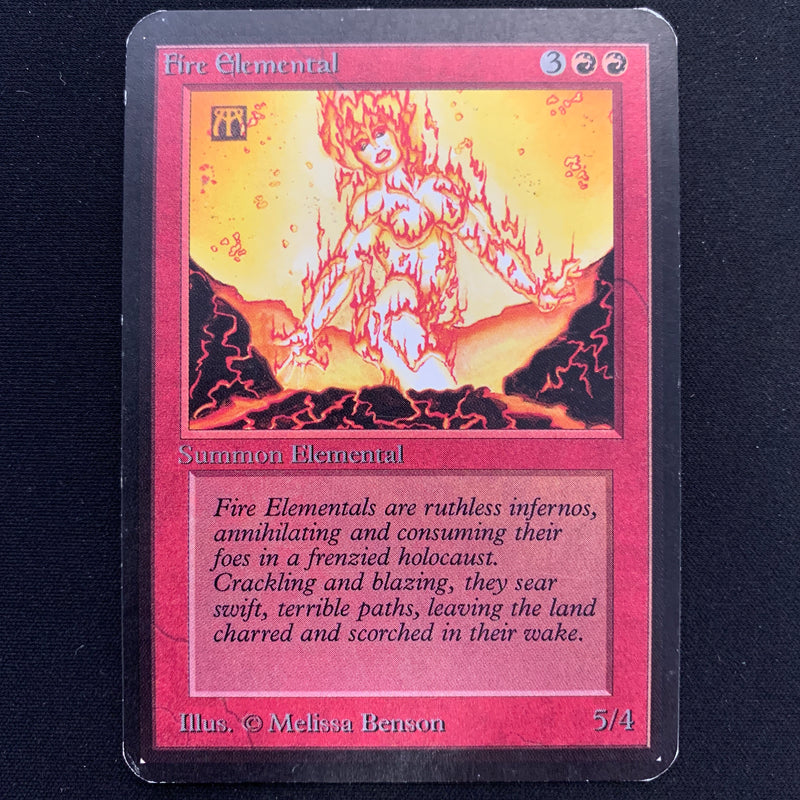 Magic the Gathering Fire Elemental - Alpha 