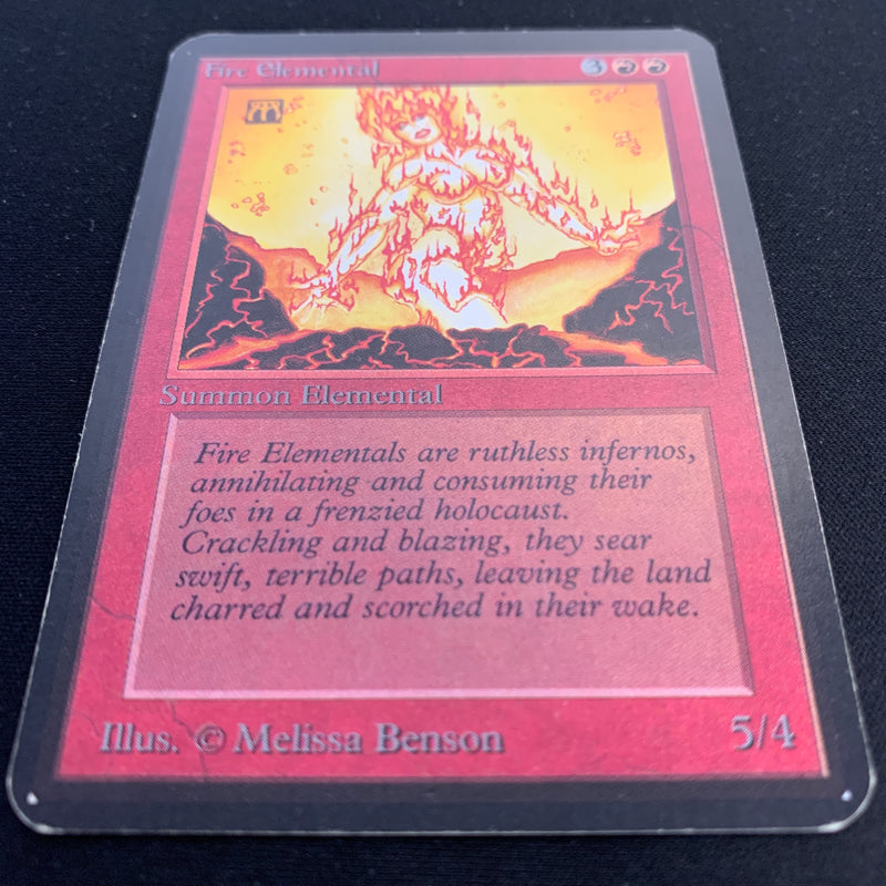 Magic the Gathering Fire Elemental - Alpha 