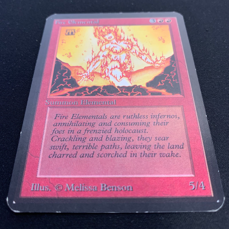 Magic the Gathering Fire Elemental - Alpha 