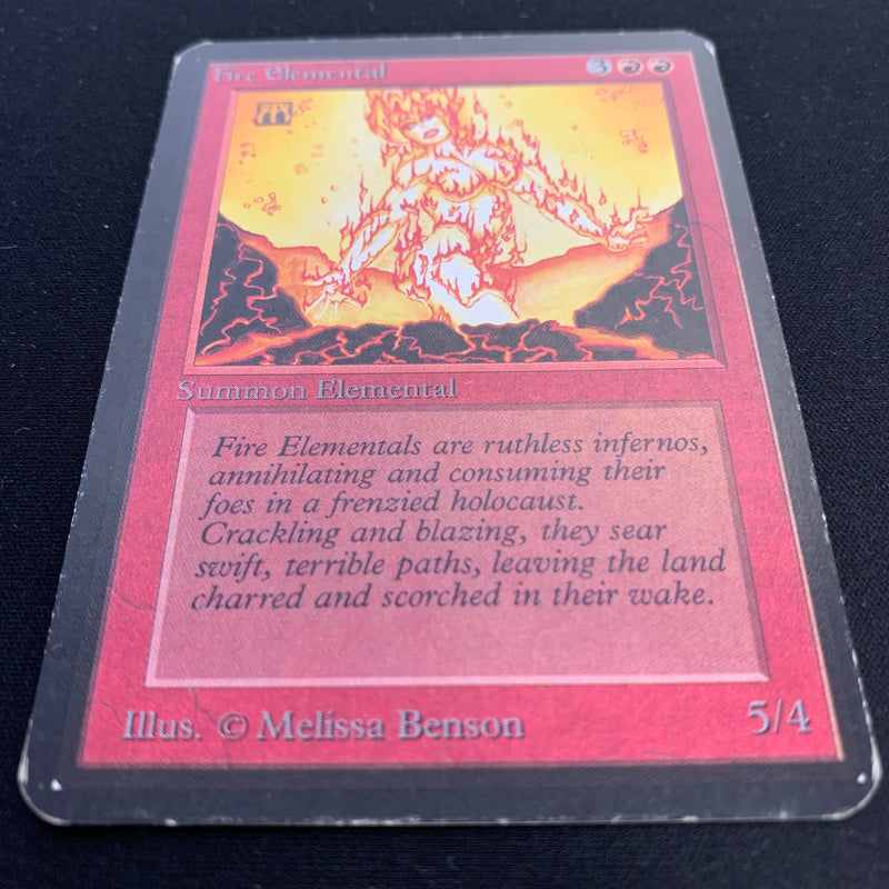 Magic the Gathering Fire Elemental - Alpha 