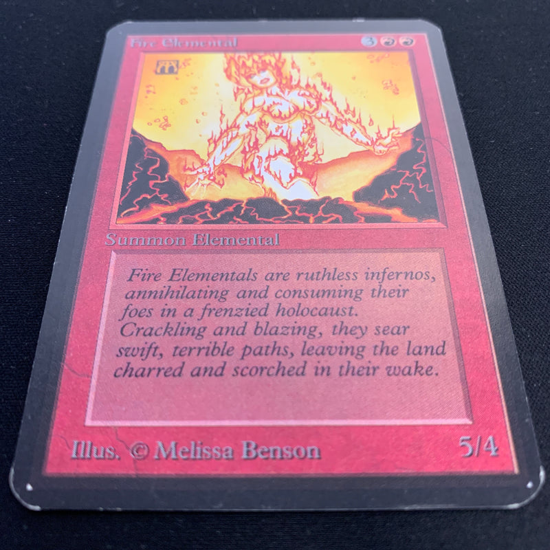 Magic the Gathering Fire Elemental - Alpha 